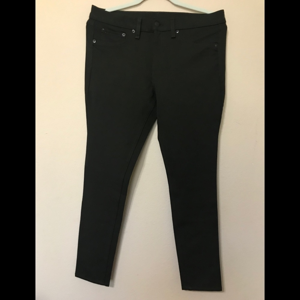 Rag & Bone Olive Ponte Mid Rise Skinny Pants